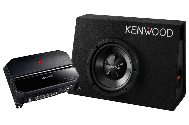 kenwood sub and amp